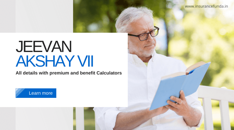 Jeevan Akshay Plan 857 all details with premium and benefit calculators