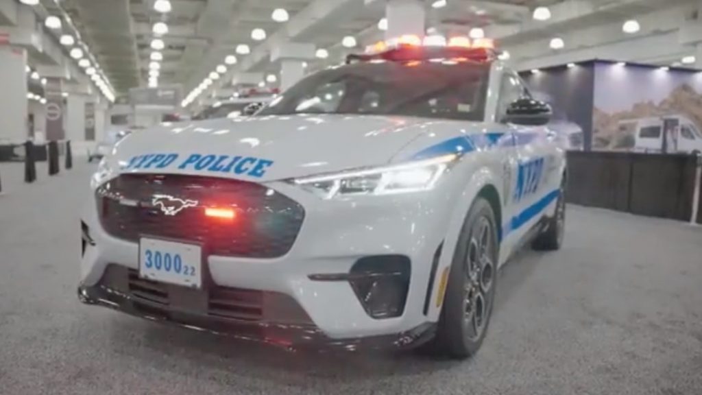 Ford Mustang Mach-E introduced as latest NYPD patrol car