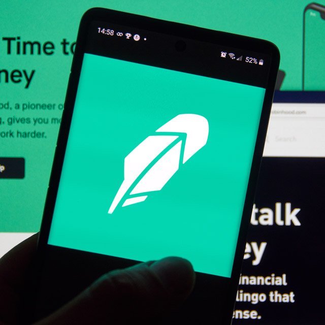 Robinhood website and logo