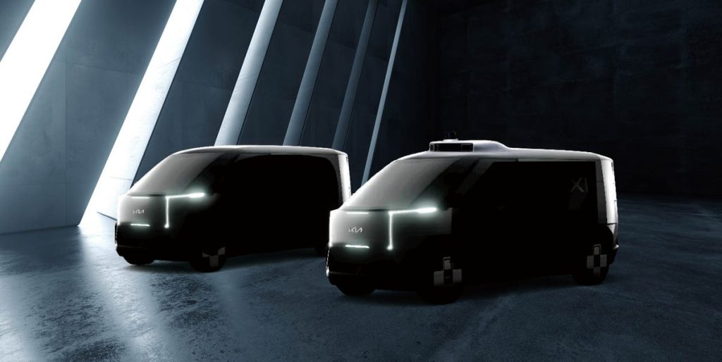 Kia Teases Several Sizes of Upcoming EV Commercial Vans