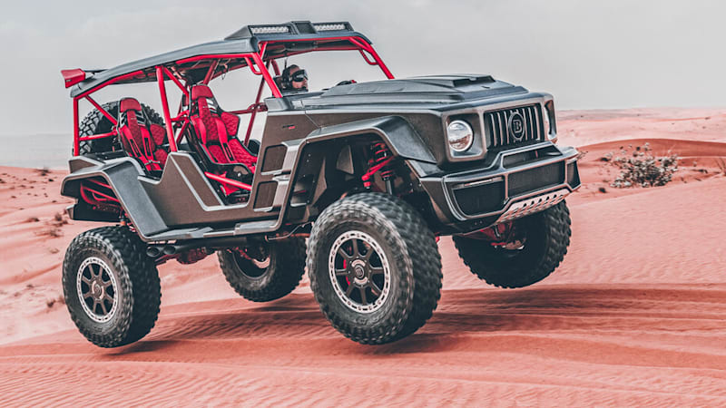 Brabus Crawler is a 900-hp, Mercedes G-Class-inspired buggy