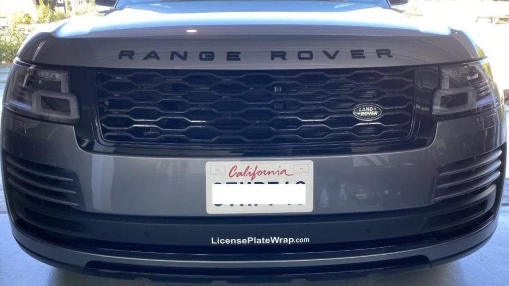 It Is Now Legal In California To Wrap Your License Plate To Your Vehicle