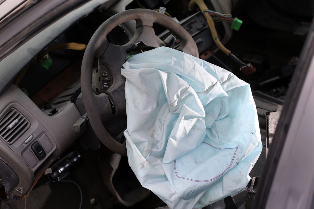 Millions of airbags eject shrapnel, SF lawsuit claims