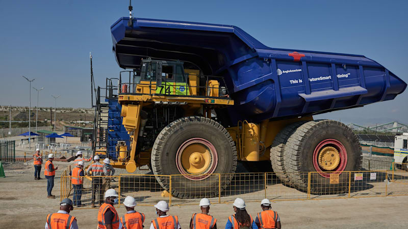 World’s biggest hydrogen trucks start work at Anglo American platinum mine
