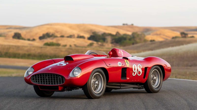 Carroll Shelby-driven 1955 Ferrari 410 Sport Spider is headed to auction