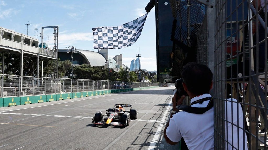 Max Verstappen Wins F1's Race in Baku After Ferrari Double DNF