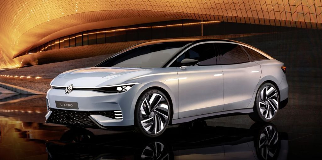 VW ID.Aero Concept Previews an EV Sedan, and It's Coming to the U.S.