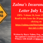 Zalma’s Insurance Fraud Letter – July 1, 2022