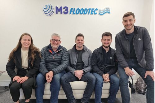 FloodFlash visit flood resilience partners M3 Floodtec
