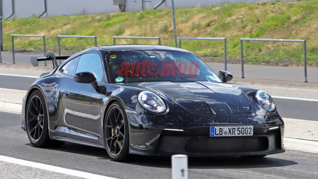 Likely Porsche 911 GT3 facelift caught ahead of 992 refresh in new spy photos