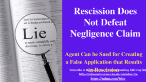 Rescission Does Not Defeat Negligence Claim