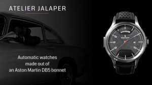 Aston Martin DB5 hood used to make Atelier Jalaper watches