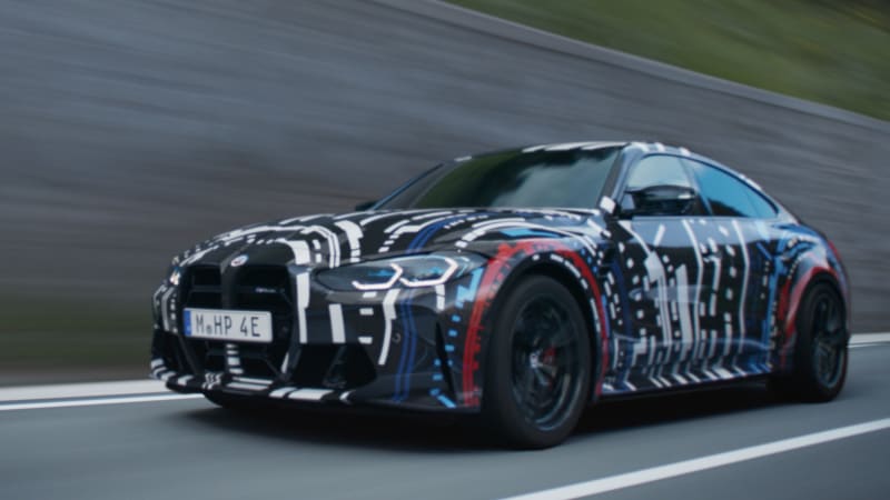 BMW M starts testing four-motor electric prototype