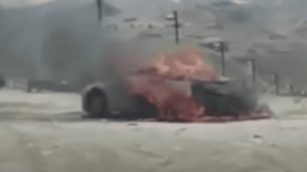 Electrified Corvette Prototype Burns During 'Thermal Event' While Testing in Spain