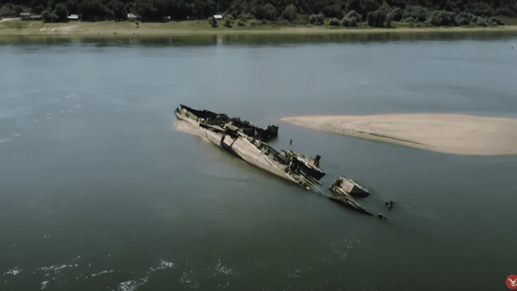 Europe's Extreme Drought Reveals Sunken German WWII Warships Complete With Bombs, Ammunition