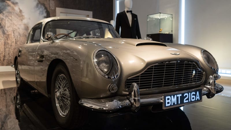 Aston Martin stunt car, Daniel Craig costumes star at James Bond auction