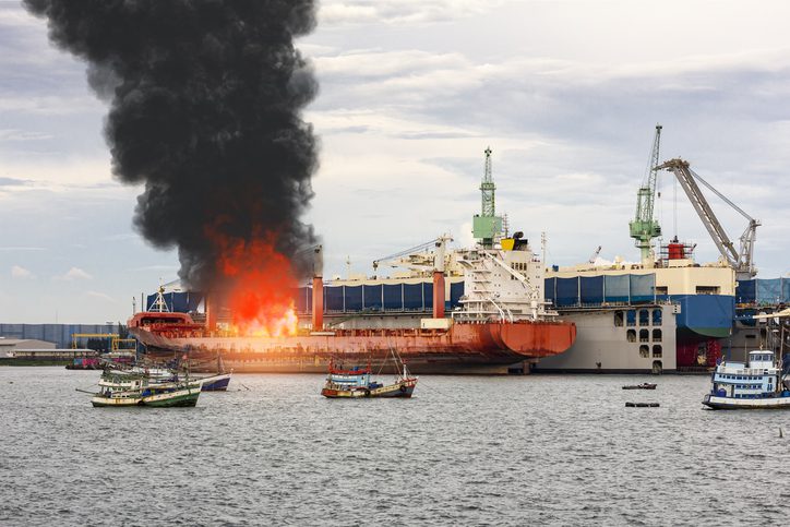 Explosion risk is flaring up on land and at sea