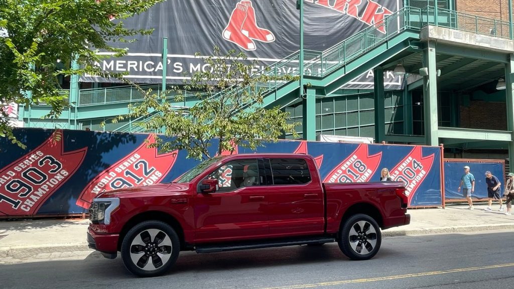 Road-Tripping a Ford F-150 Lightning to Fenway Park
