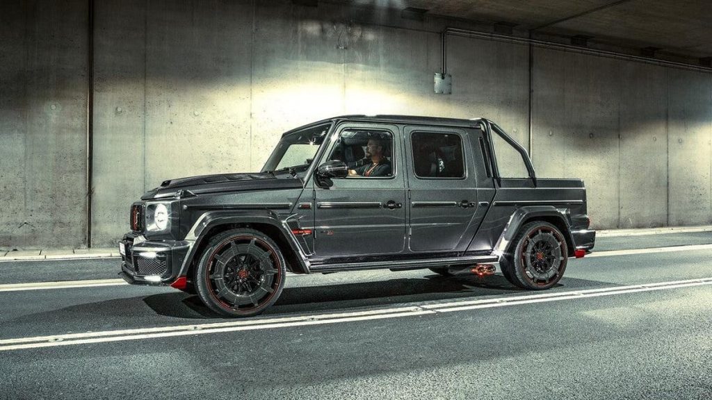 The Brabus P 900 Rocket Edition Is a 900 HP G-Wagen Pickup Truck