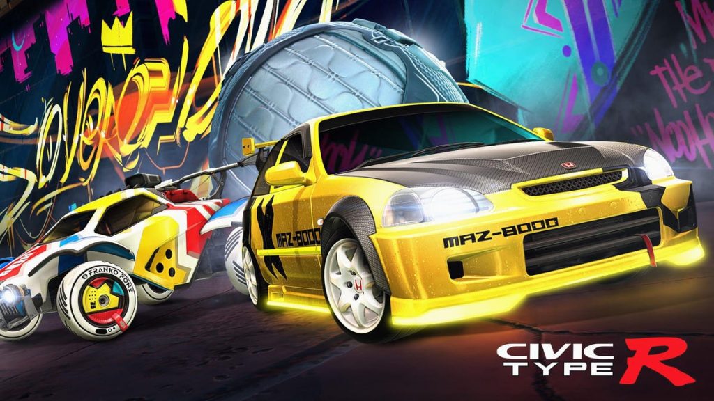 The Original Civic Type-R Makes a Surprise Addition to Rocket League's Roster