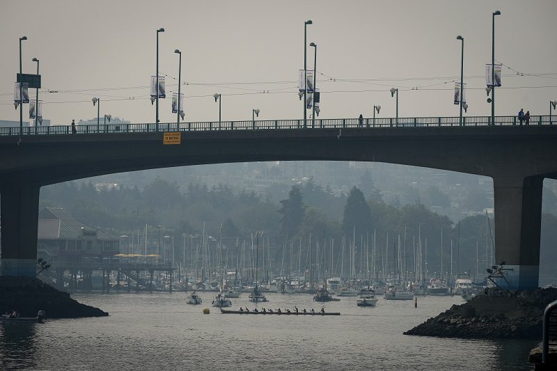 Wildfire smoke causing poor air quality in Vancouver