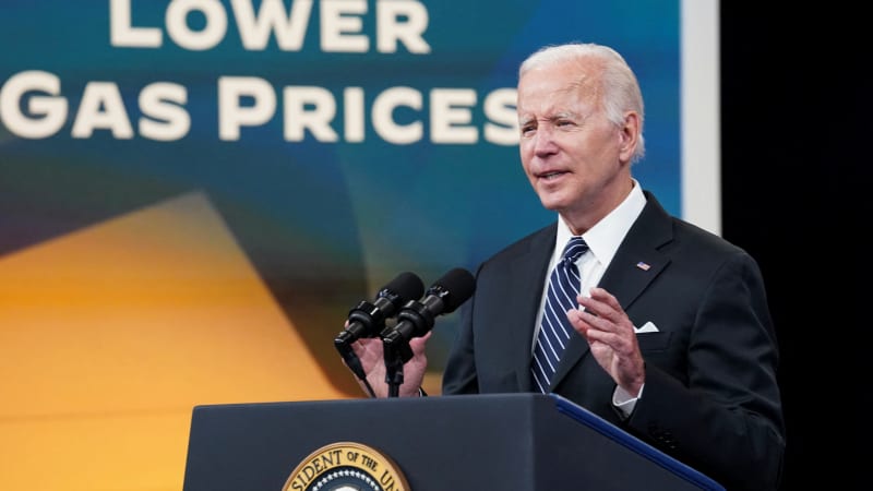 Biden says new action on U.S. gasoline prices coming next week