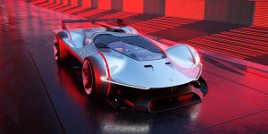 1336-HP Ferrari Vision Gran Turismo Is a Peek at the Company's Future