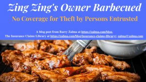 Zing Zing’s Owner Barbecued