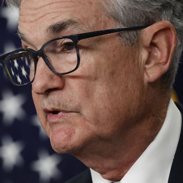 Jerome Powell, chairman of the U.S. Federal Reserve, speaks during a news conference following a Federal Open Market Committee (FOMC) meeting in Washington, D.C., US, on Wednesday, July 27, 2022.