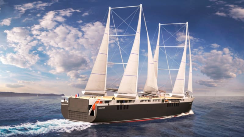 Renault plans to sail — literally, sail — on new class of cargo ship