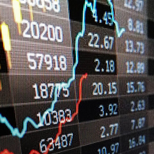 Bloomberg chart showing rising stock prices on Nov. 20, 2022