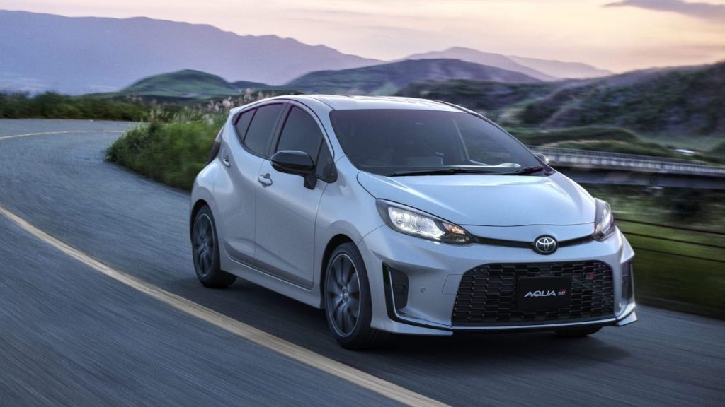 The 2023 Toyota Aqua GR Sport Adds a Dash of GR to Japan's Prius