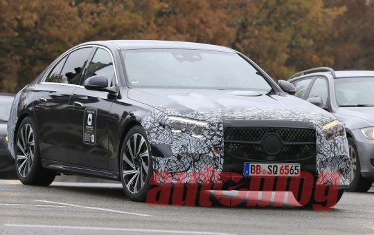 2024 Mercedes E-Class shows more skin, interior in new spy shots
