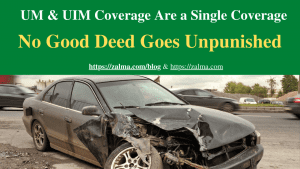 UM & UIM Coverage Are a Single Coverage
