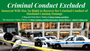 Criminal Conduct Excluded