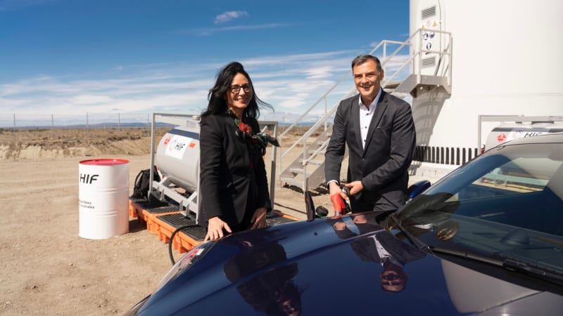 Porsche pumps first synthetic fuel as Chilean plant finally starts producing