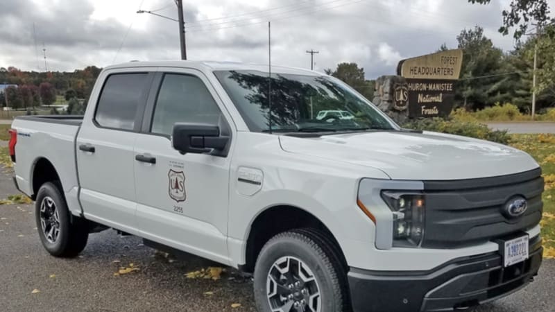 Ford F-150 Lightning EV joins the U.S. Forest Service