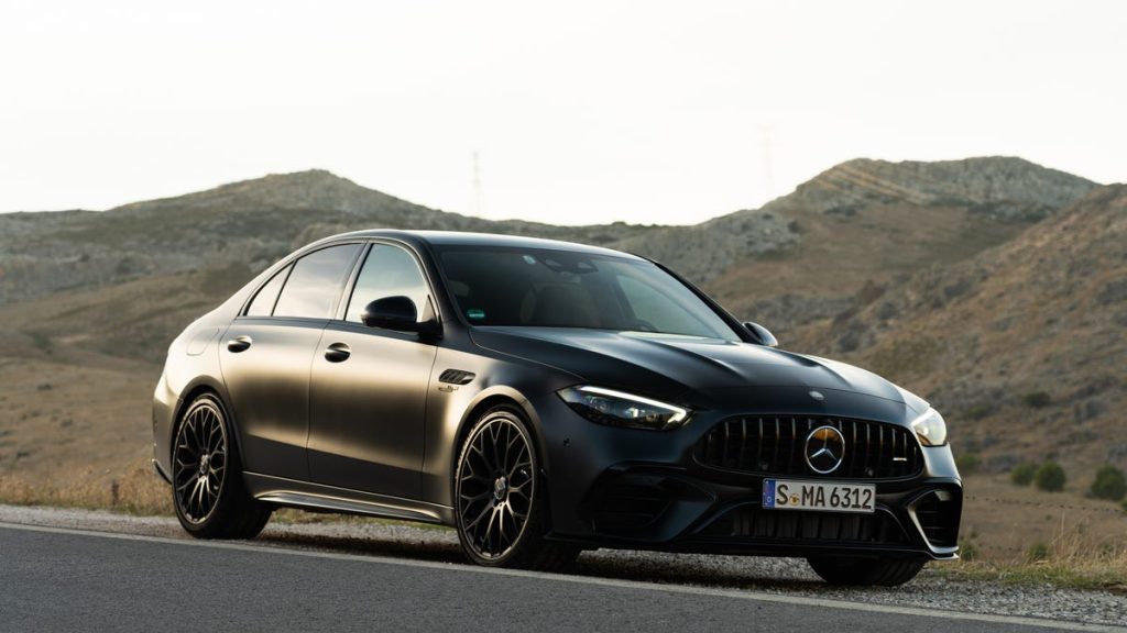 The 2024 Mercedes-AMG C63 S E-Performance Is Enormously Fast and Heavy as Hell