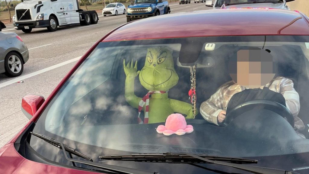 The Grinch is not an acceptable passenger in the HOV lane