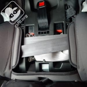 Seatbelt in rear facing belt path - Graco SlimFit3 LX