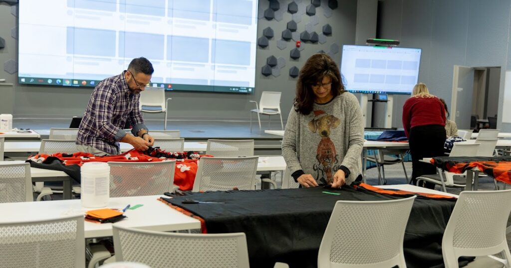 NYCM Stories: Making Blankets for Active-Duty Service Members