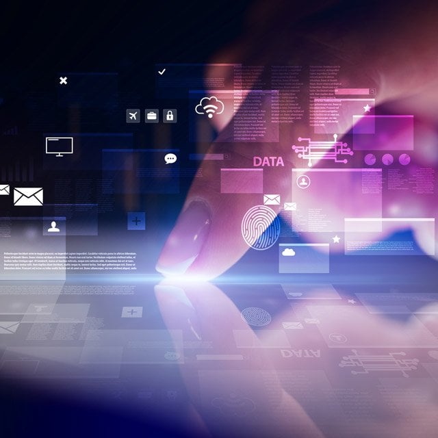 Abstract data illustration
