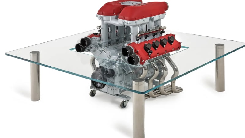 A Ferrari engine for sale ... for your living room
