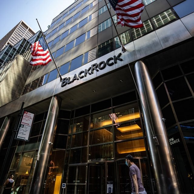 BlackRock sign in New York