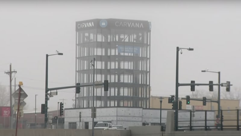 Empty Carvana vending machine in Denver a billboard for company troubles