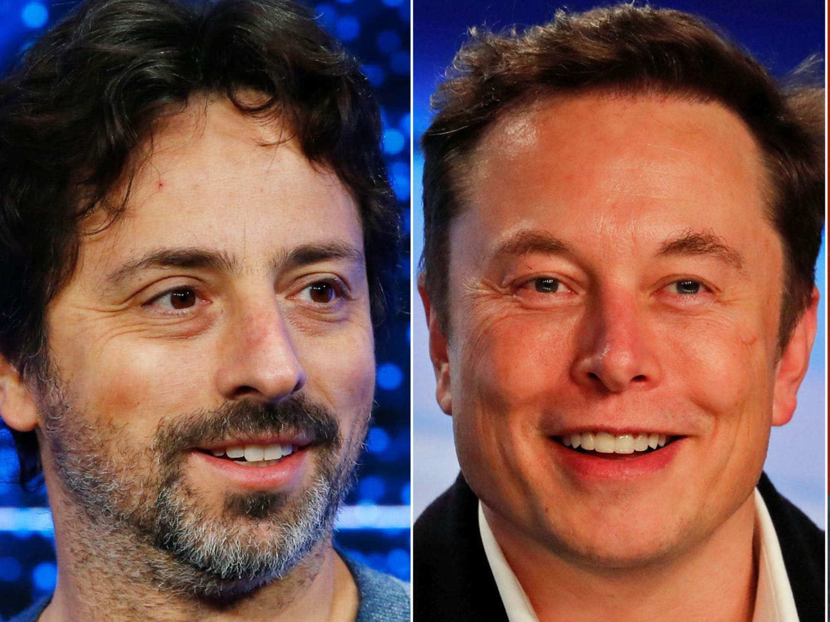 Sergey Brin Elon Musk Larry Page