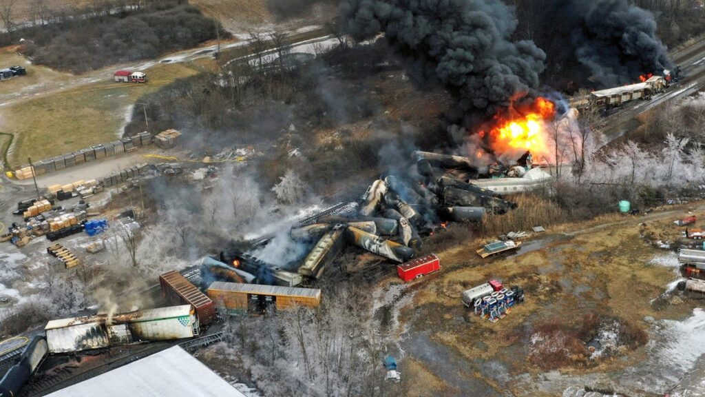 Derailed Freight Train in Ohio Could Explode, Authorities Warn