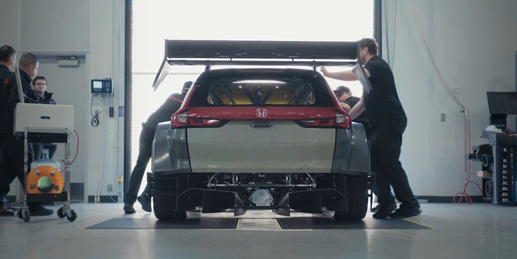 Honda Teases 800-HP CR-V Hybrid Race Car