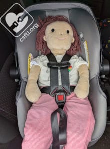 Safety1st onBoard 16 month old doll