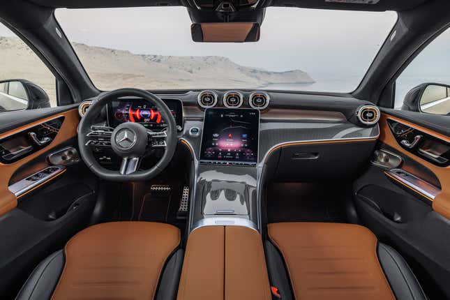 2024 Mercedes Benz GLC Coupe interior
